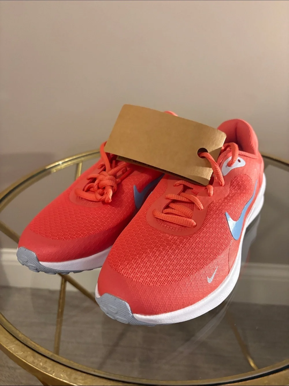 Nike Kids' Coral/White Lightweight Sneakers